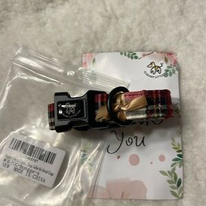 Christmas Plaid Dog Collar